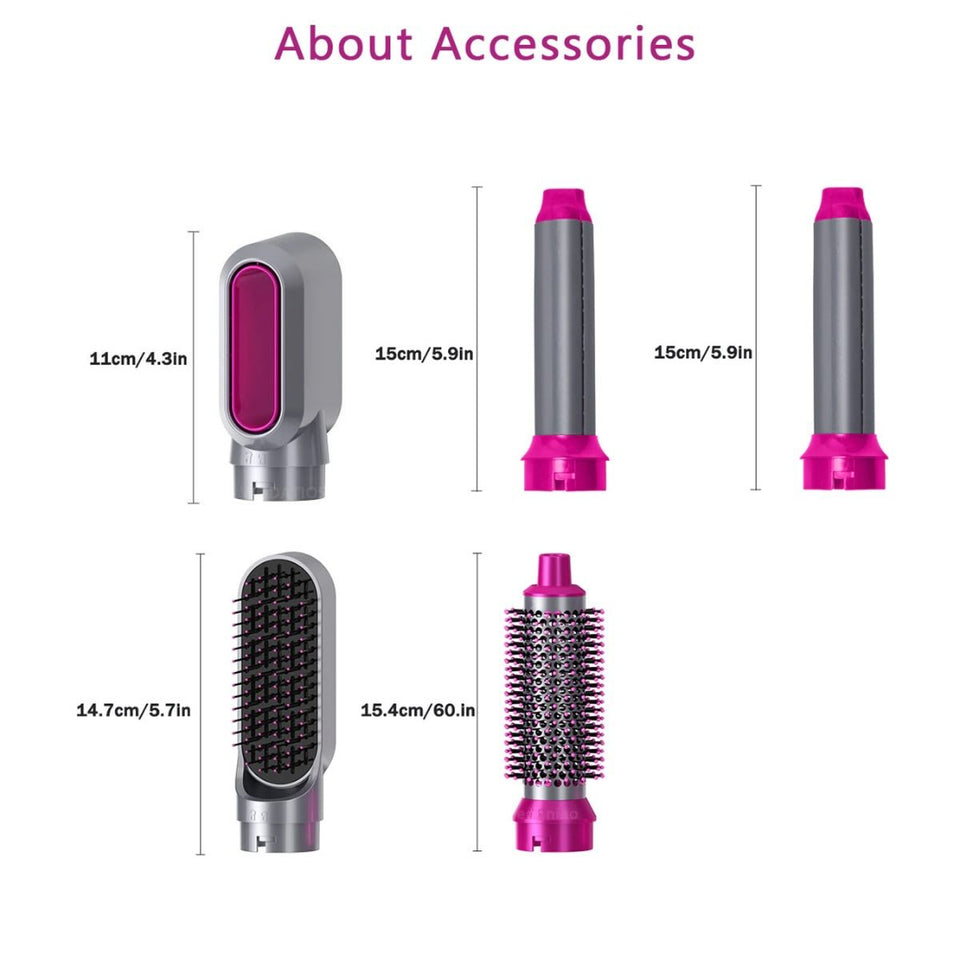 5-in-1 Electric Hair Dryer Brush